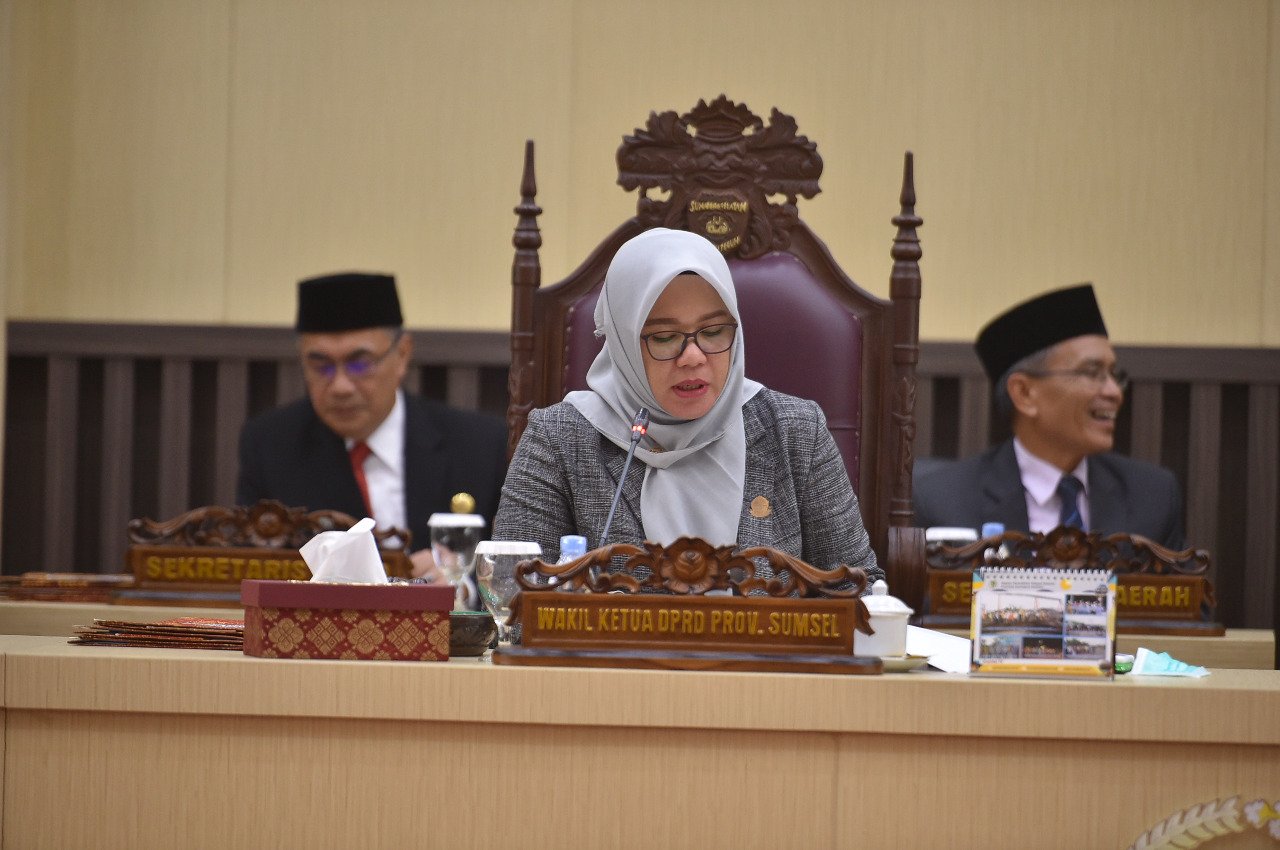 Fraksi DPRD Prov. Sumsel Sampaikan Pandangan Umum Terhadap Raperda Perubahan APBD TA. 2022