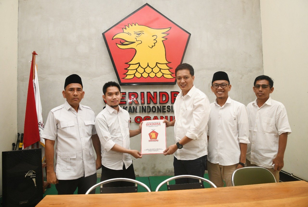 Putra Wabup H Ardhani Daftarkan Diri Sebagai Bacaleg Dari DPC Gerindra Ogan Ilir!