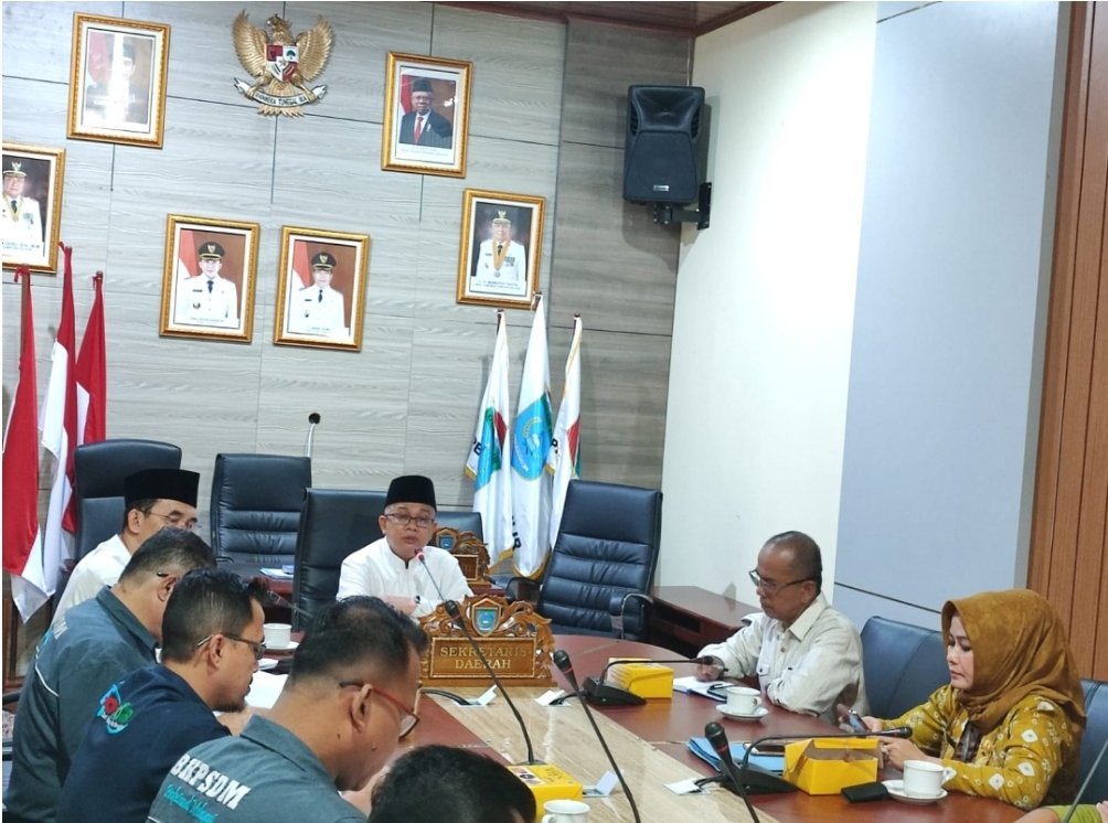 Sekda Ogan Ilir Pimpin Rapat Memperingati Hari Ulang tahun ke 51 KORPRI