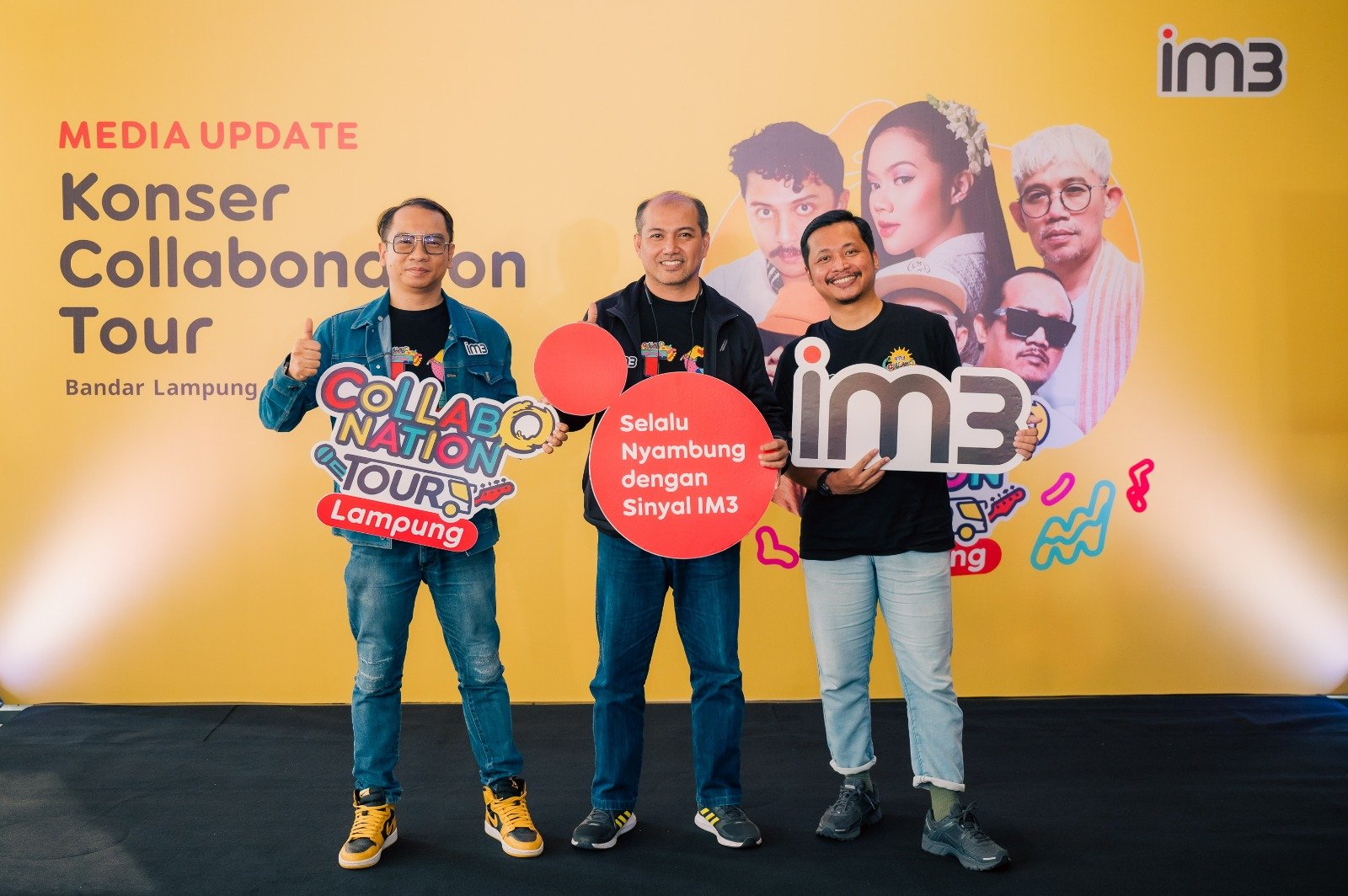 IM3 Gelar Konser Collabonation Tour Bandar Lampung, Kampanyekan “Selalu Nyambung dengan Sinyal IM3” Menampilkan Yura Yunita, Sal Priadi dan Jogja Hip Hop Foundation