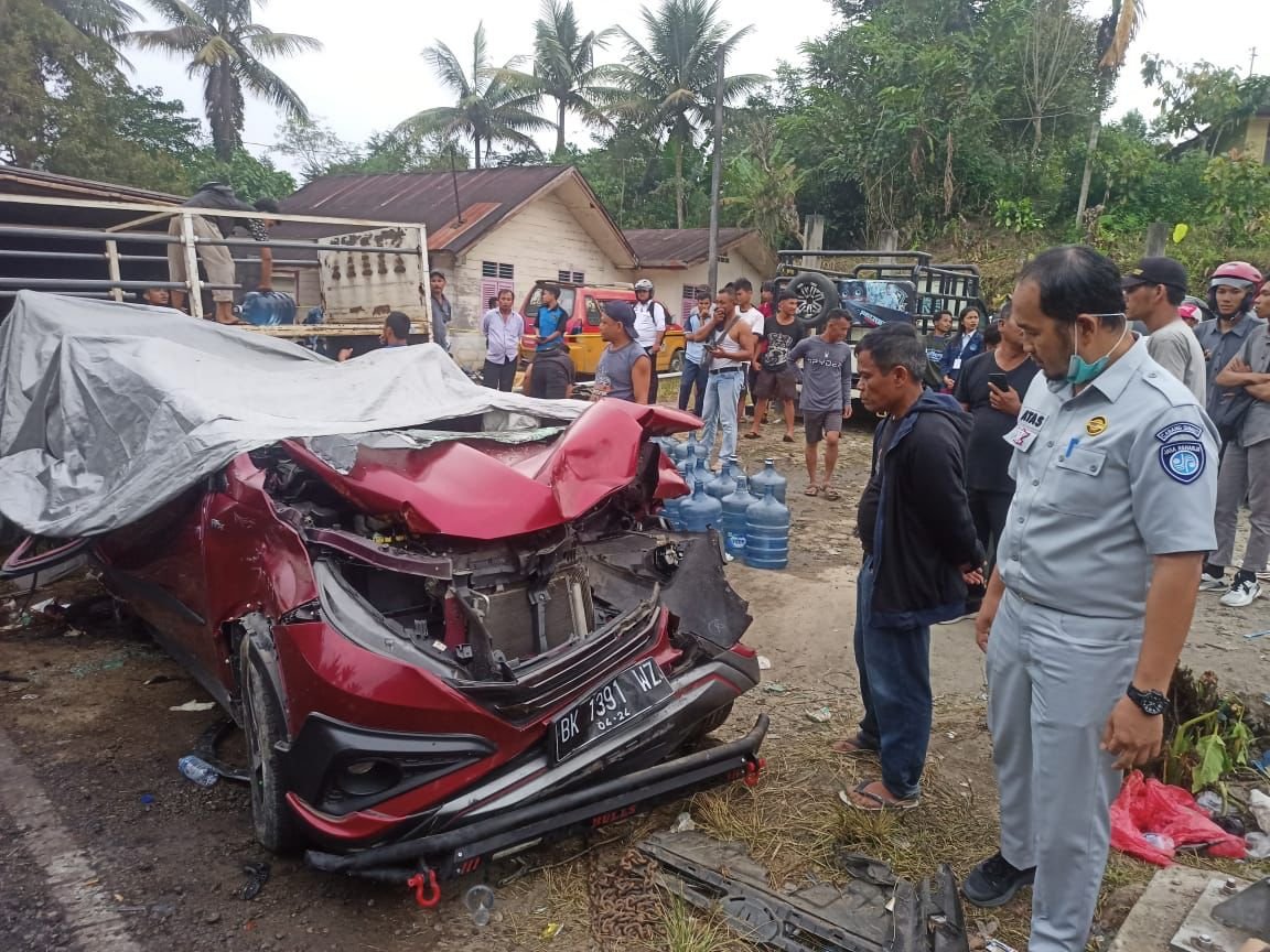 Respons Cepat, Jasa Raharja Pastikan Seluruh Korban yang Tertabrak Truk Bermuatan Galon di Simalungun Terjamin Santunan