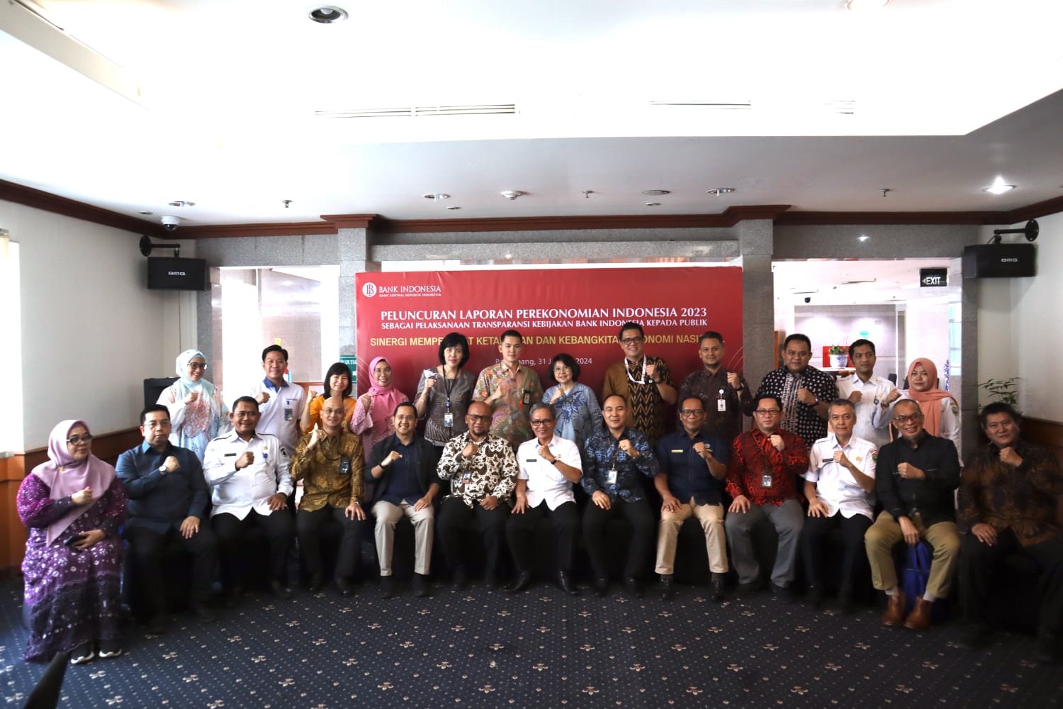 Kantor Perwakilan Bank Indonesia Provinsi Sumatera Selatan Ajak Mitra di Daerah Saksikan Peluncuran Laporan Perekonomian Indonesia Tahun 2023   