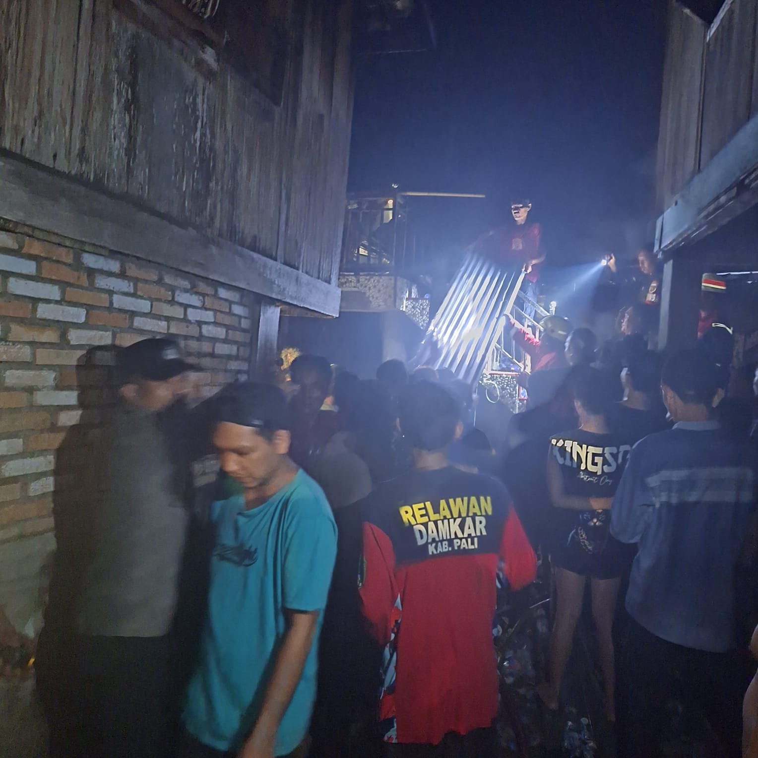 Telah Terjadi Kebakaran Rumah di Dusun I Desa Purun, Diduga Akibat Konsleting Listrik