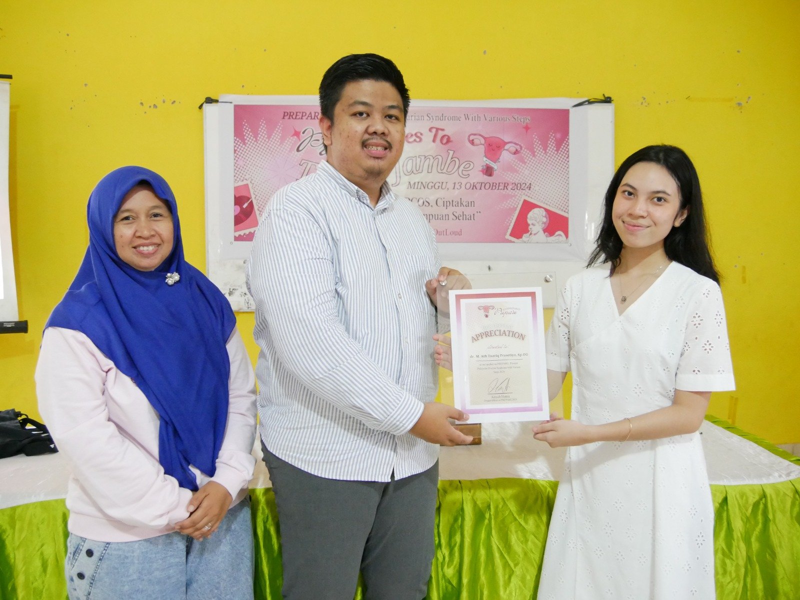 Mahasiswa Kedokteran Unsri Gelar Kampanye Kesehatan “PREPARE : Prevent Polycystic Ovarin Syndrome with Various Steps