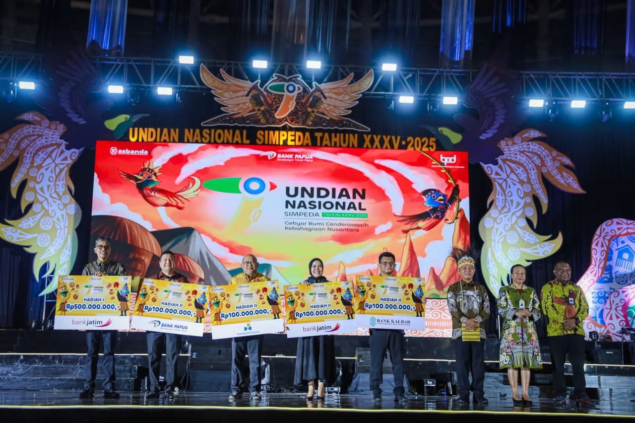Asbanda dan Bank Papua Gelar Pengundian Tabungan Simpeda 2025, Ini Pemenangnya!