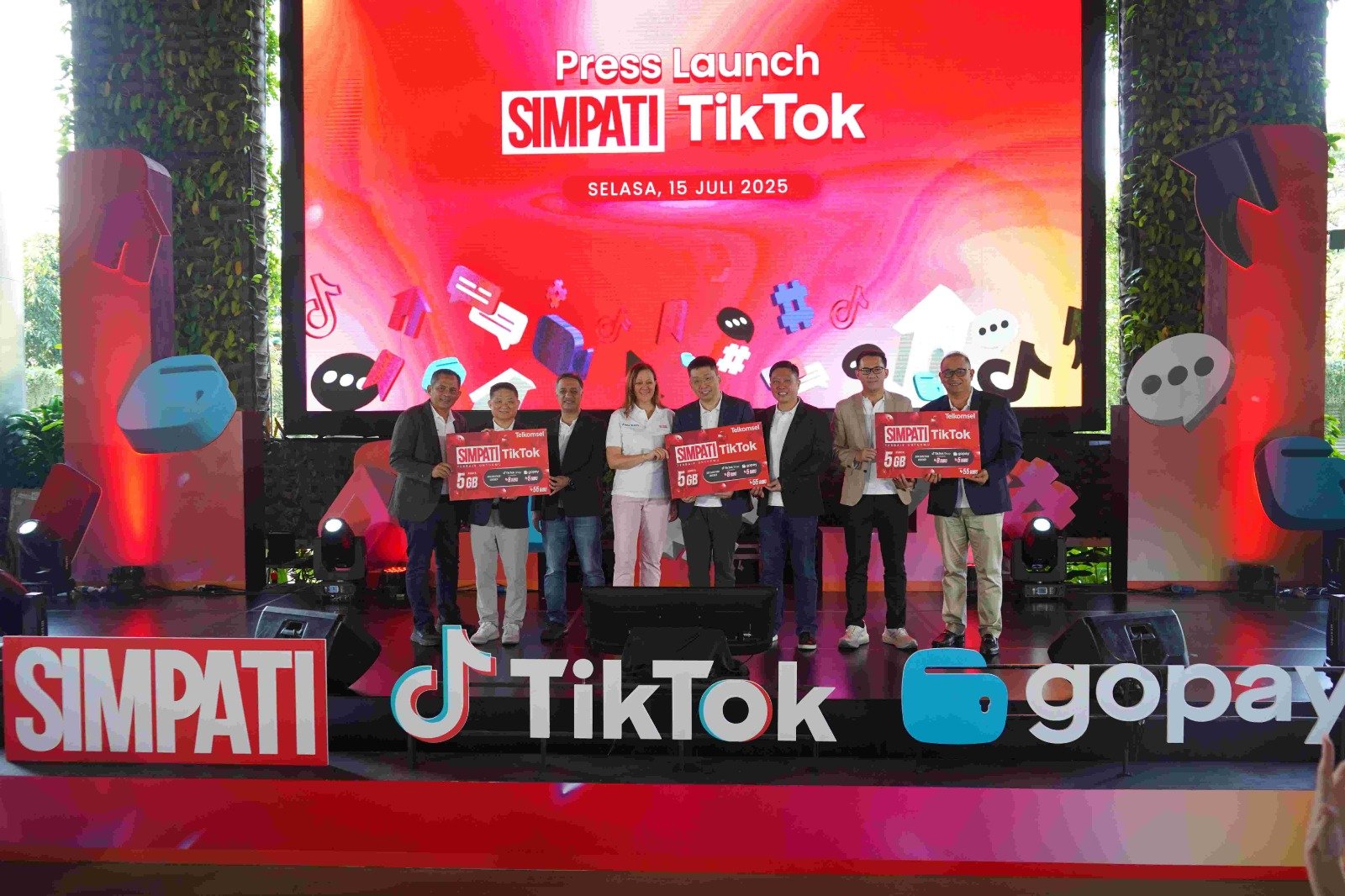 Telkomsel, TikTok, dan GoPay Luncurkan SIMPATI TikTok, Wujudkan Sinergi Perluas Inklusi Digital