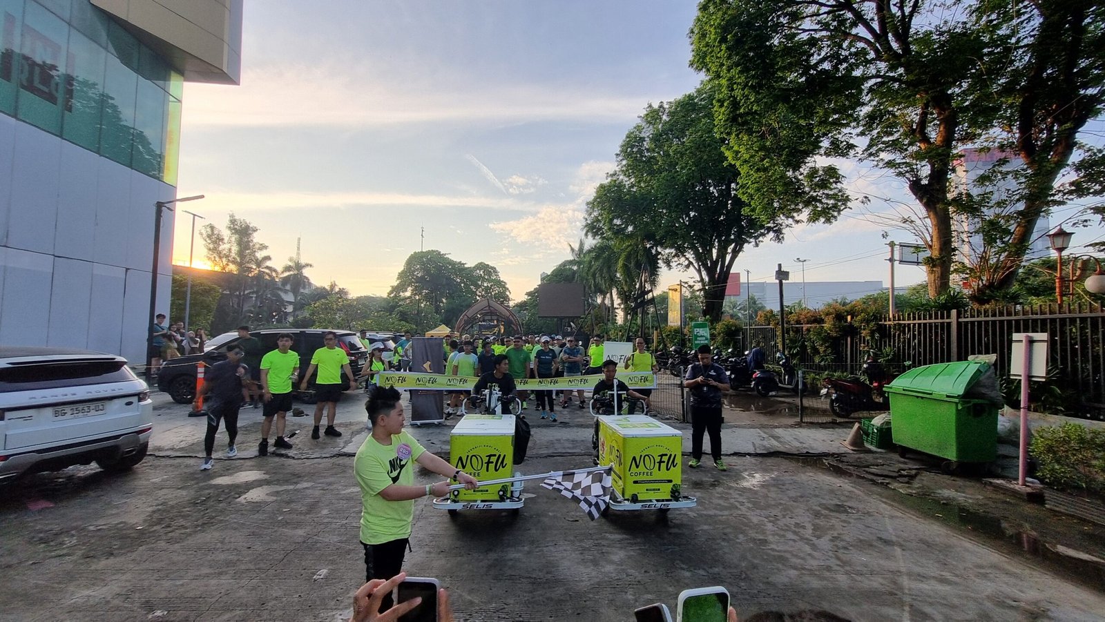 Meriah, Nofu Loop Morning Run Gandeng Langkah Kita Managemen Bersama Komunitas Lari Palembang