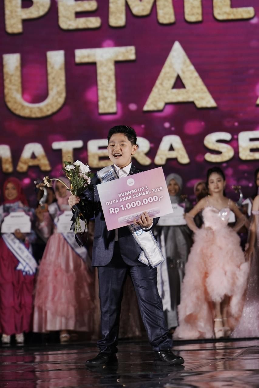 Bangga, Sanrio Richie Sabet Tiga Kategori Juara di Duta Anak Sumsel 2025