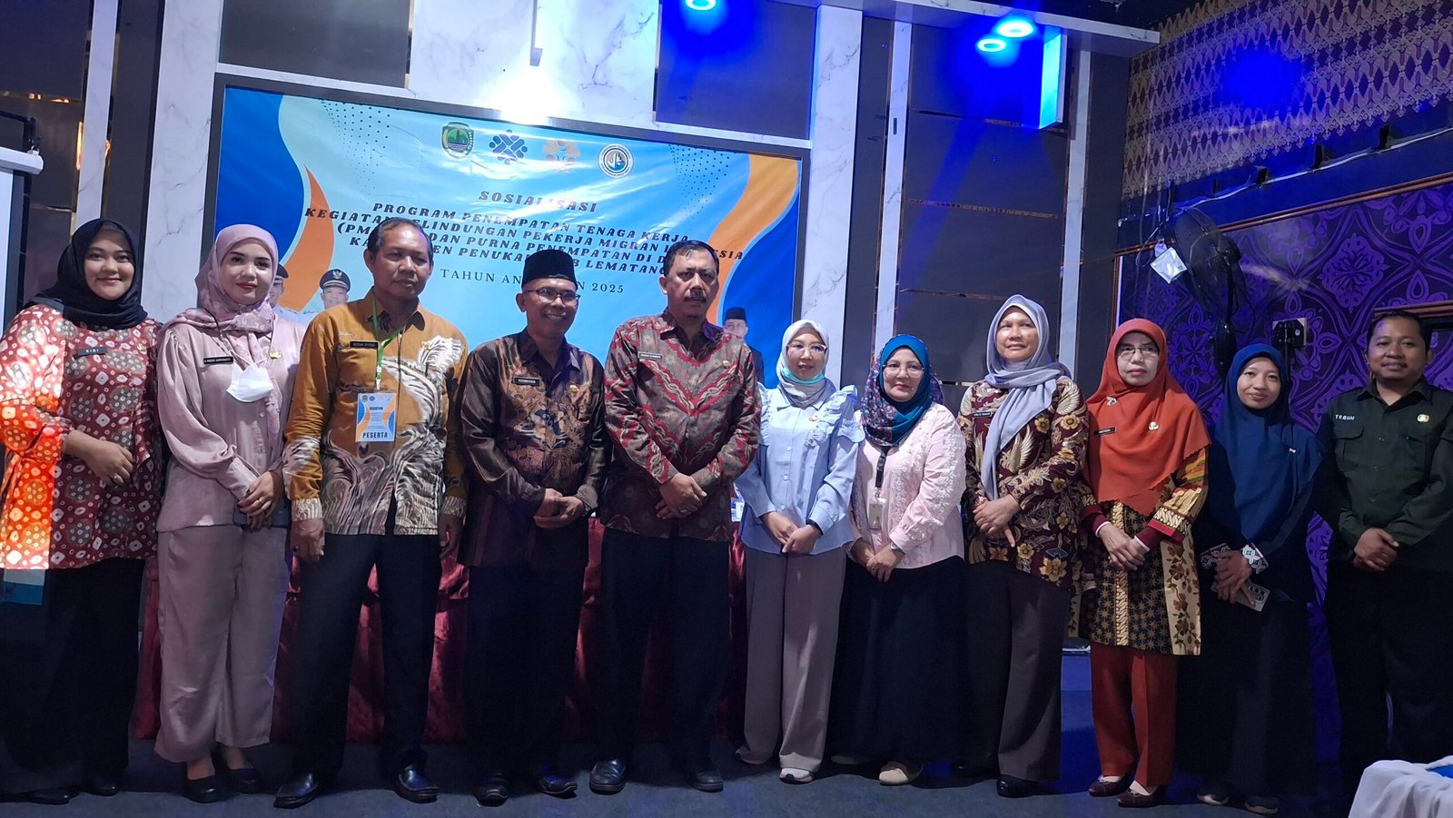 Disnakertrans PALI Sosialisasikan Penempatan dan Perlindungan Pekerja Migran