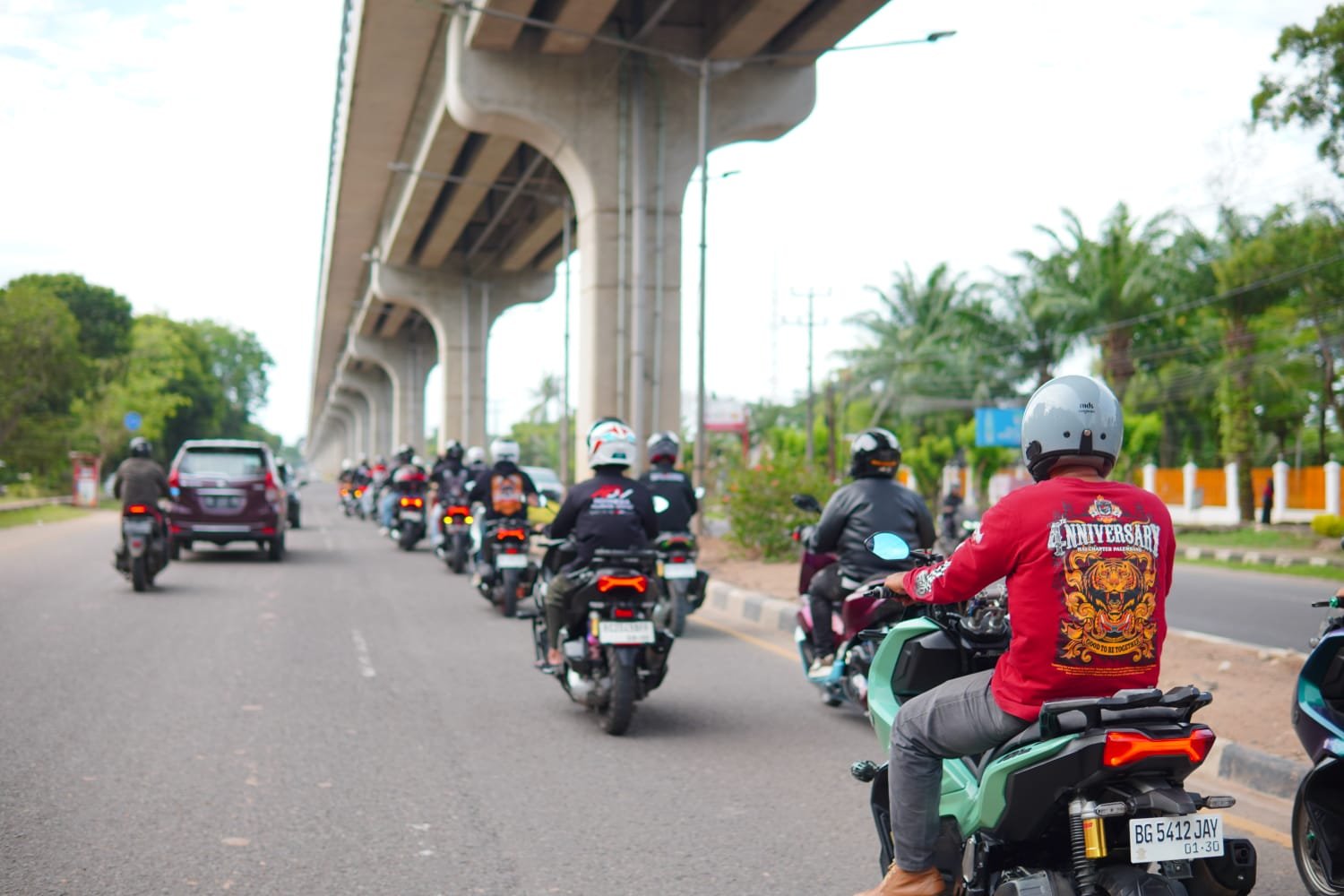 Astra Motor Sumsel Ajak Komunitas Motor Terapkan Teknik Touring yang Lebih Aman