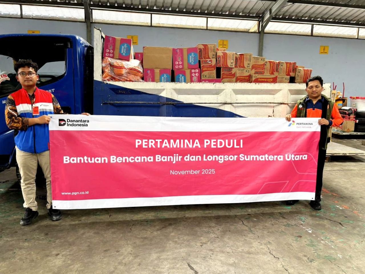 Dukung Penanganan Bencana, PGN Distribusikan Bantuan Logistik Tahap Pertama Korban Bencana Sumatera