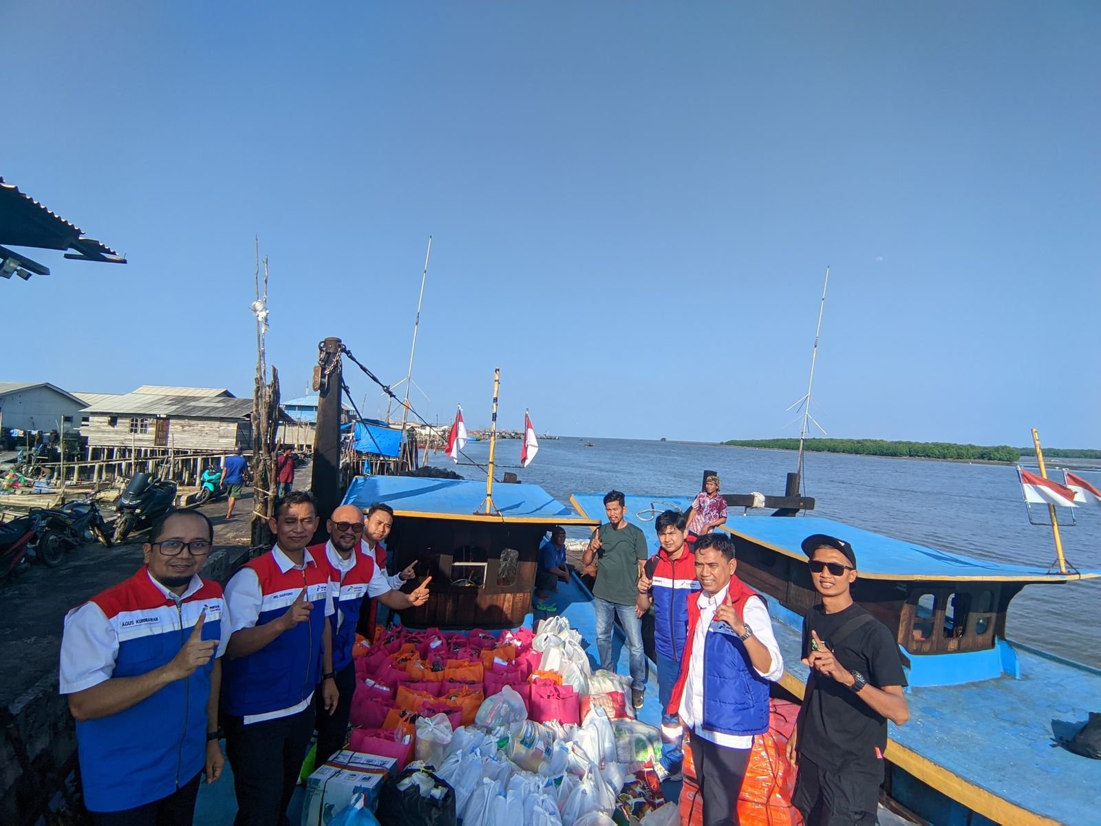 Jangkau Langsa, PGN Tempuh Jalur Laut untuk Evakuasi, Distribusi Logistik dan Membuka Komunikasi di Titik Terisolasi