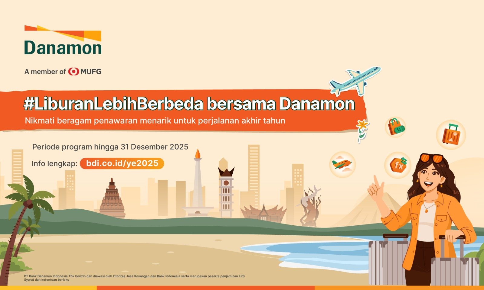 Sambut Libur Natal 2025 dan Tahun Baru 2026, Nikmati #LiburanLebihBerbeda dengan Promo Menarik dari Danamon