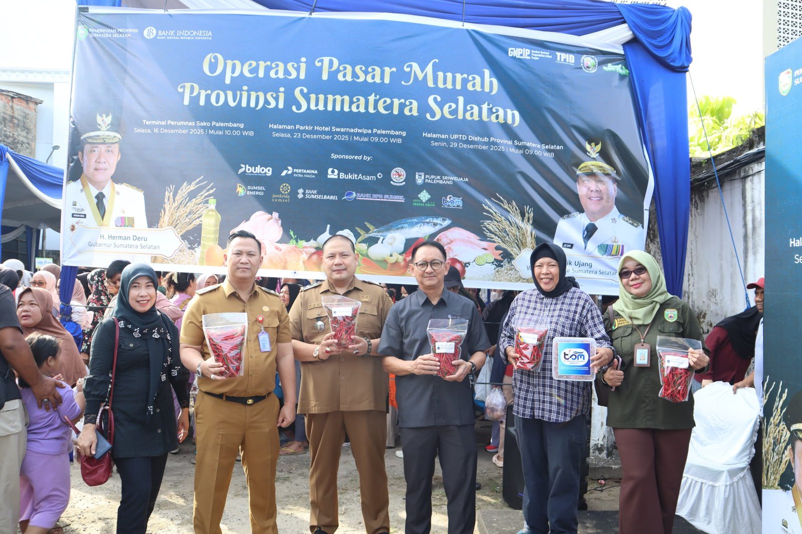 Inflasi Sumatera Selatan Tetap Terkendali pada Momen HBKN Natal 2025 dan Tahun Baru 2025