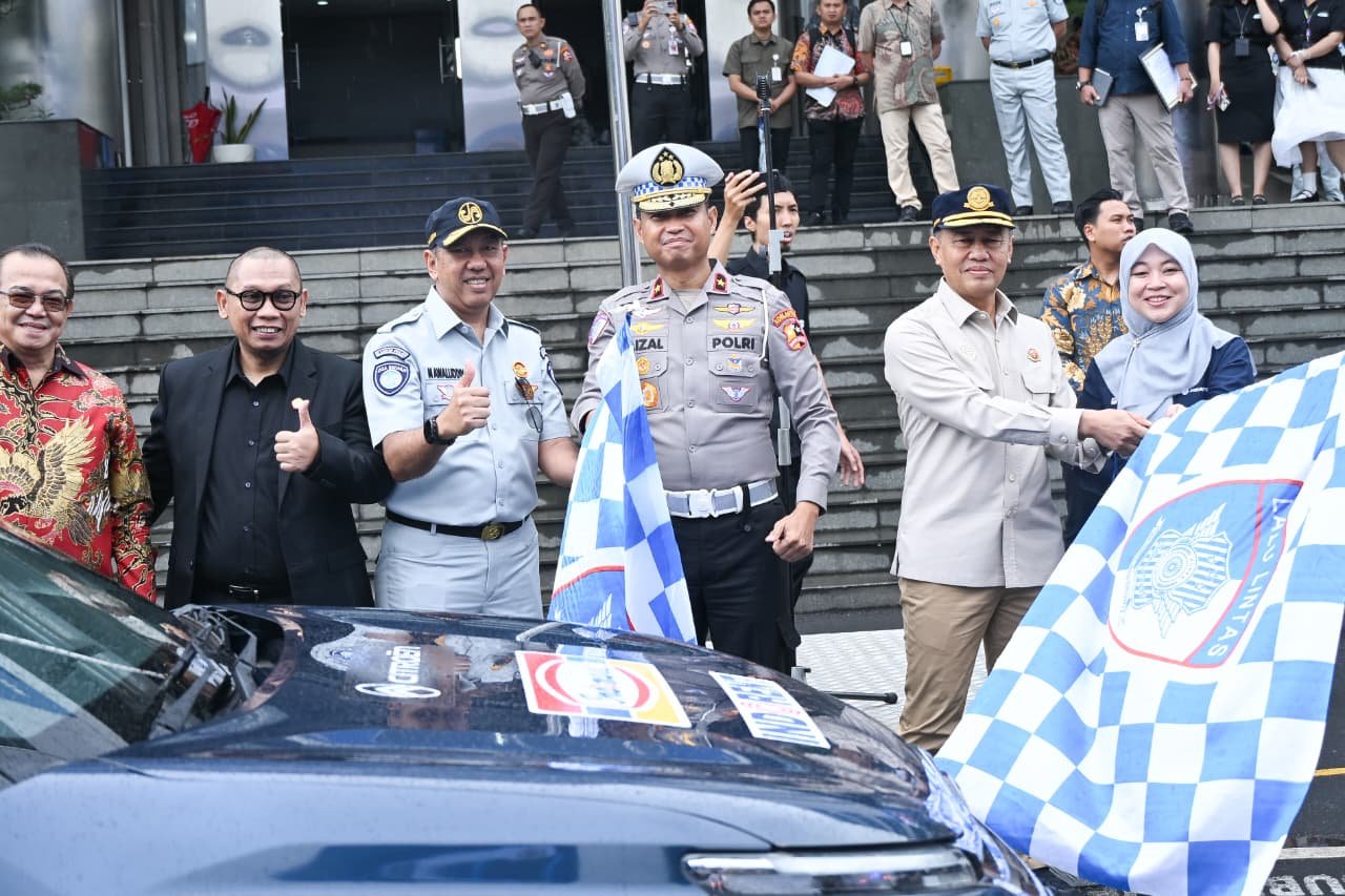Jasa Raharja Hadir dalam Pelepasan Ekspedisi Elshinta Mudik Lebaran 2026, Perkuat Kolaborasi Keselamatan Transportasi Nasional