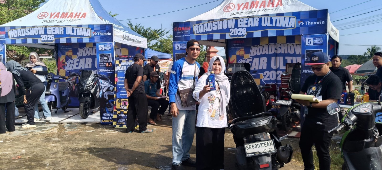 Yamaha Thamrin Sukses Gelar Roadshpw Gear Ultima 2026 di Lahat, Hadirkan Hiburan dan Promo Menarik
