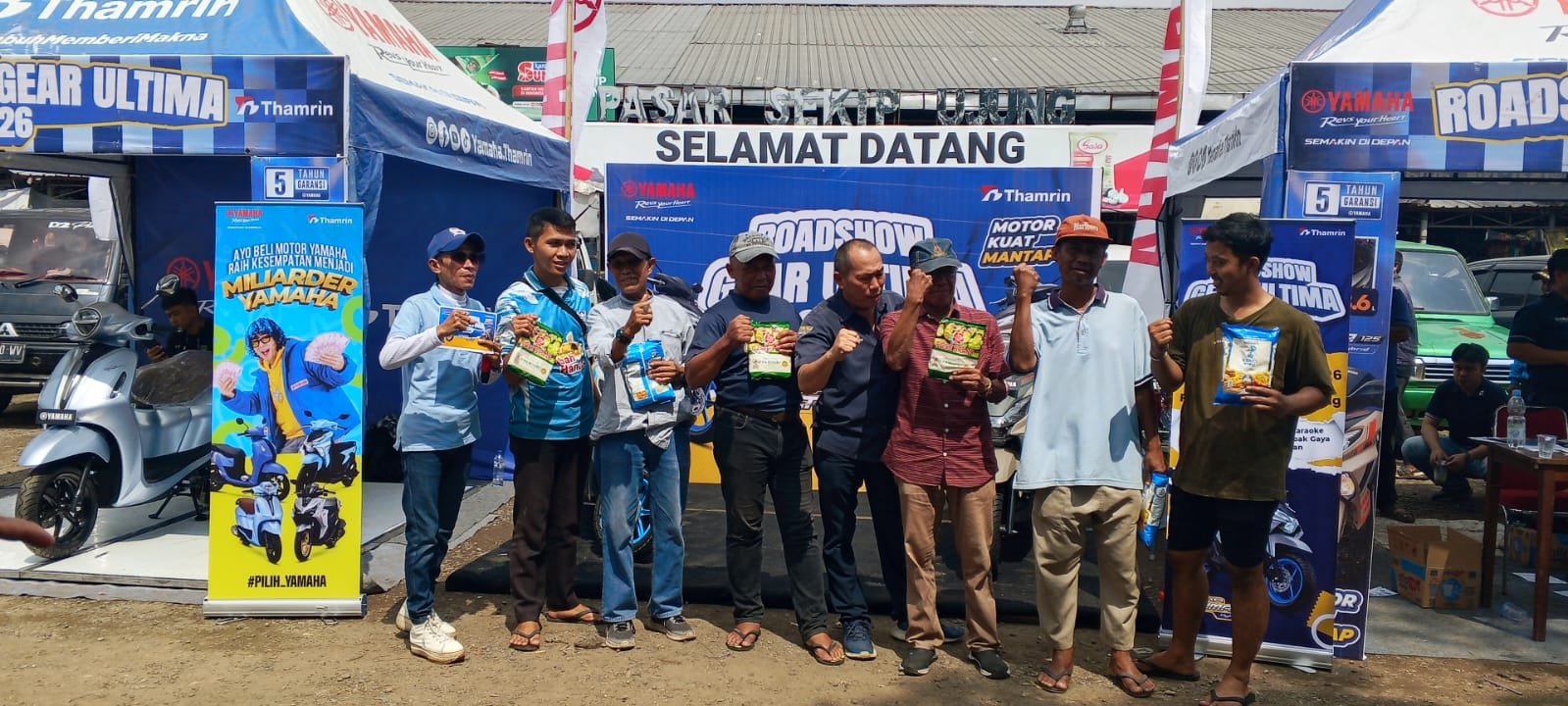 Roadshow Gear Ultima 2026 Sapa Warga di Pasar Sekip Palembang