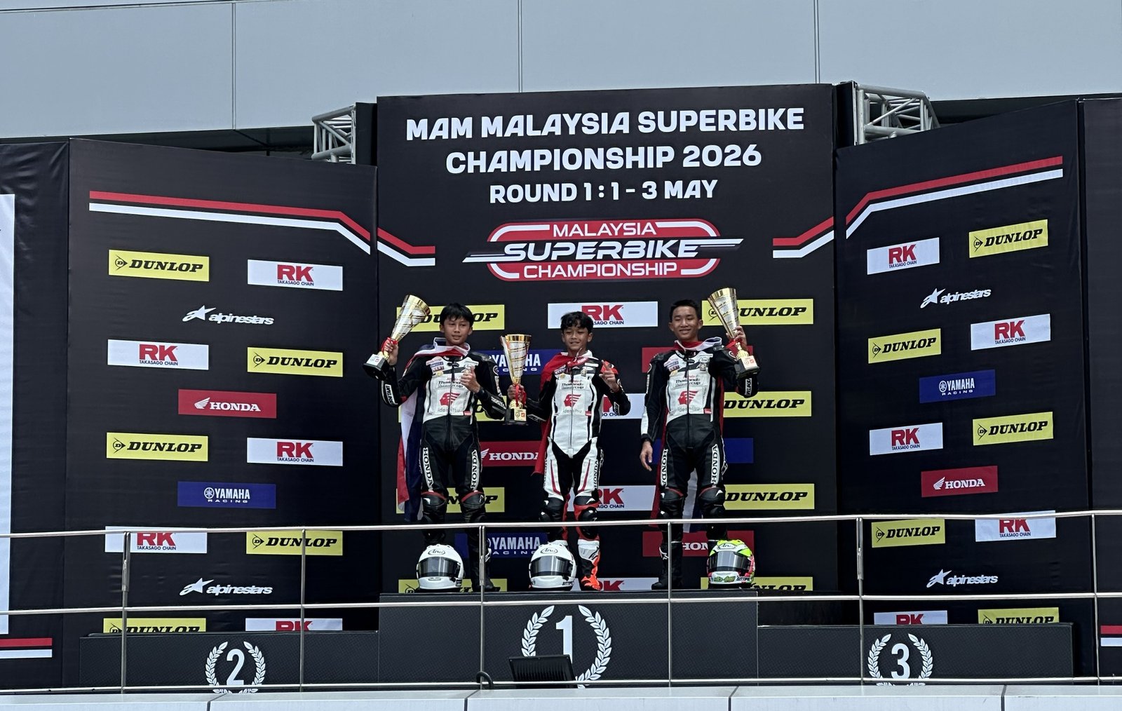 Tunjukkan Dominasi, Pebalap Belia Astra Honda Melesat di Thailand Talent Cup 2026