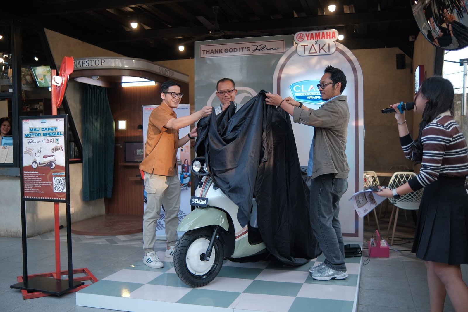 Yamaha Thamrin Hadirkan “Grand Filano x Taki Cafe”, Merayakan Gaya Hidup Berkendara yang Stylish dan Modern
