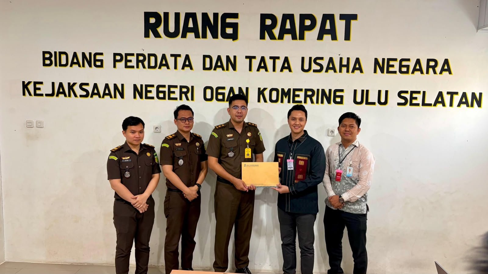 Bank Sumsel Babel Muaradua Apresiasi Kajari OKU Selatan atas Bantuan Penyelesaian Kredit Bermasalah